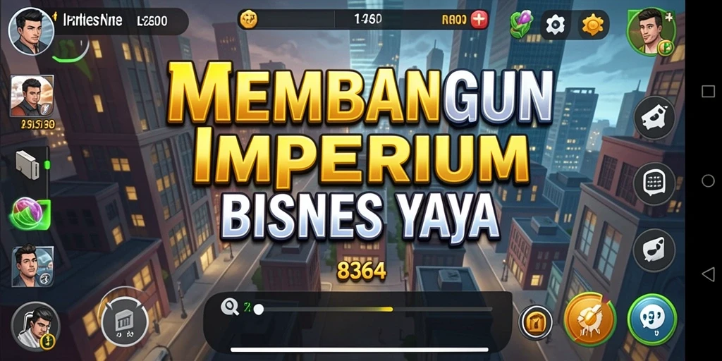 Tampilan menarik dari gameplay Tycoon yang menampilkan pengelolaan bisnis.