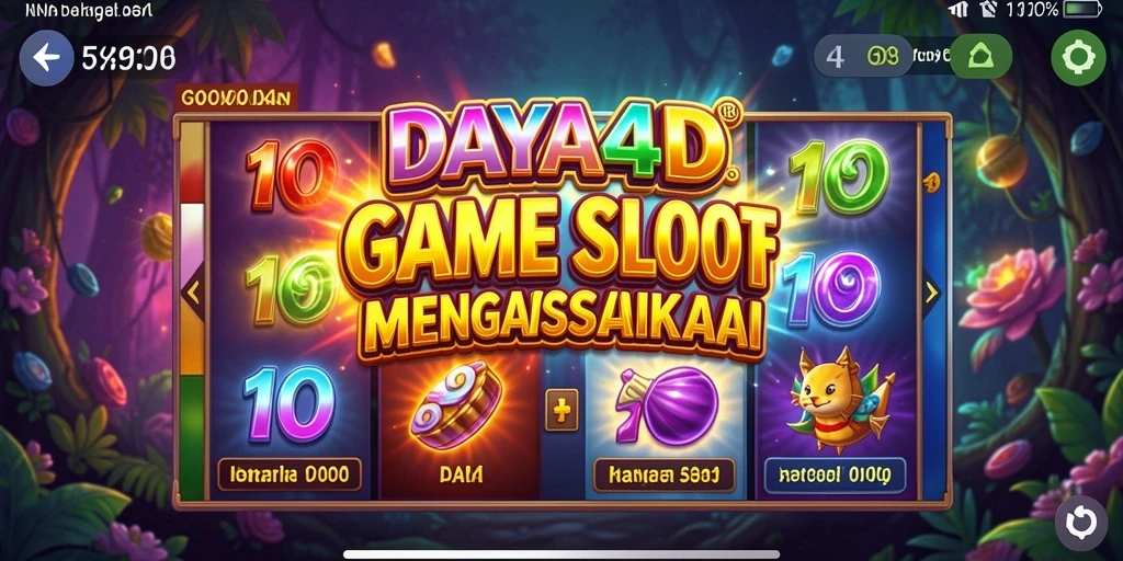 Tangkapan layar utama DAYA4D dengan gameplay slot yang mengasyikkan.