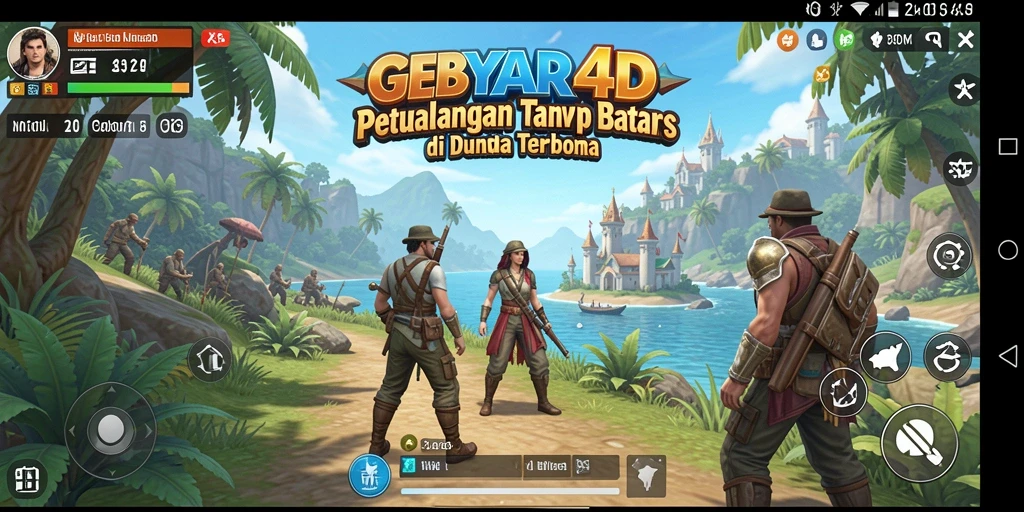 Screenshot menampilkan eksplorasi dinamis dalam GEBYAR4D.
