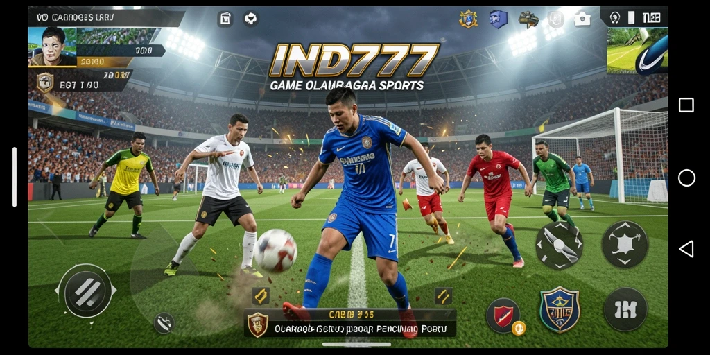 Tangkapan layar gameplay IND777 yang menampilkan pertarungan olahraga yang seru.