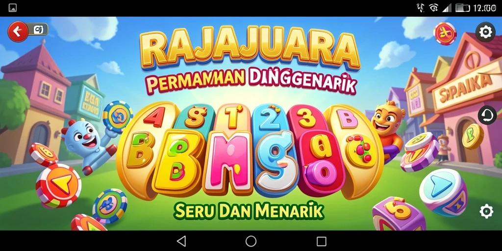 Tampilan gameplay seru RAJAJUARA yang penuh warna dan menarik.